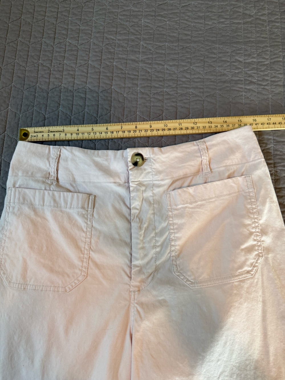 Anthropologie’s Maeve The Colette Soft Pink Wide-Leg Cropped Pants - Picture 10 of 11